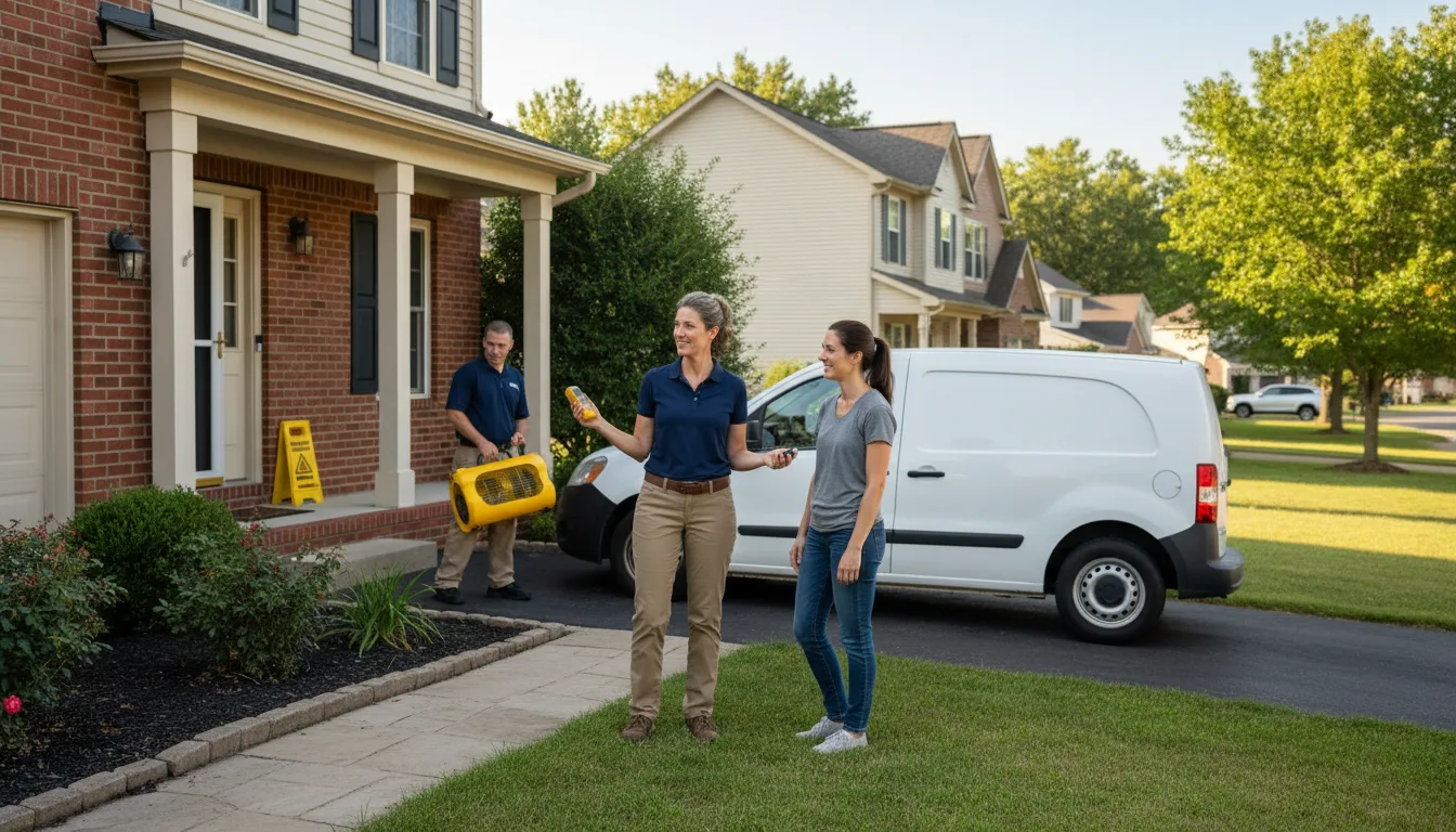 Water restoration image for Home Water Damage Repair in Cromwell, OK